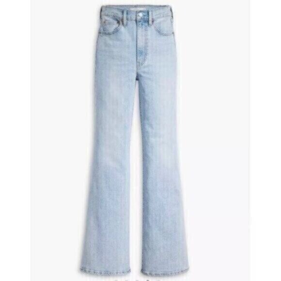 Levi's Women's Ribcage Bell Jeans 29x30 The Bells And Whistles - Blue - Picture 4 of 9